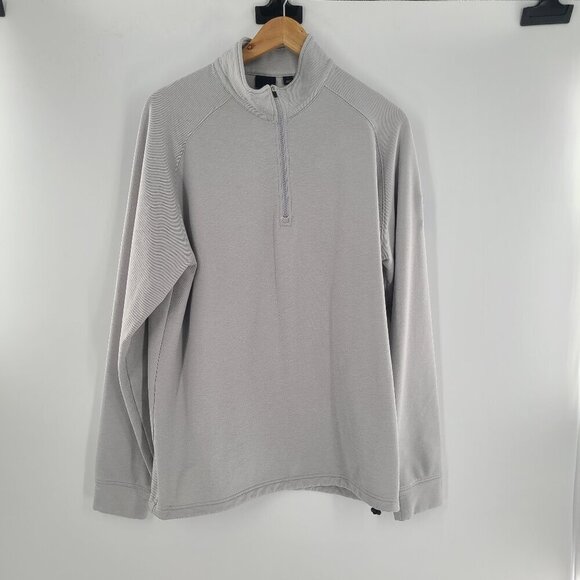 Dunning Golf 1/4 Zip Performance Pullover Sweatshirt  Men's Size Large‎ Gray - Picture 1 of 5